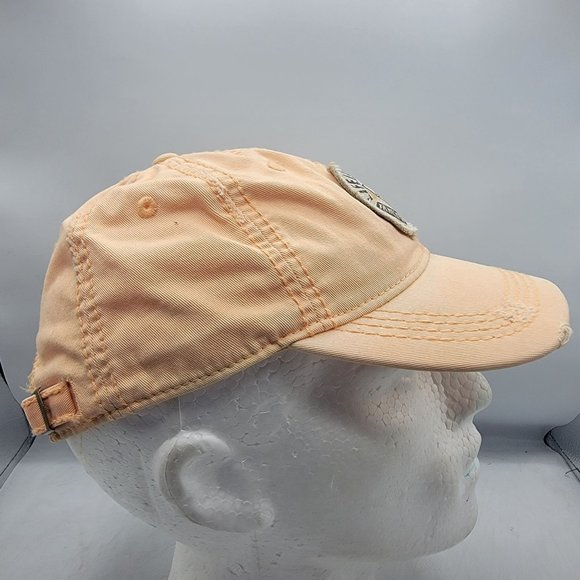 Life Is Good Take Your Sweet Time Adults Peach Orange Hat Cap Adjustable Comfort - Picture 4 of 9